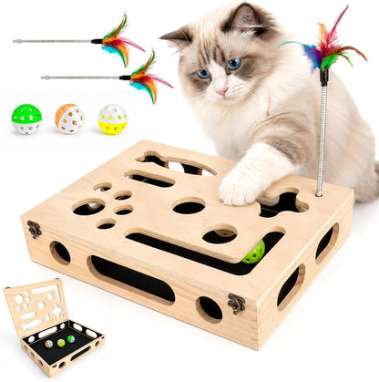Enrich & Care Wooden Cat Play Station