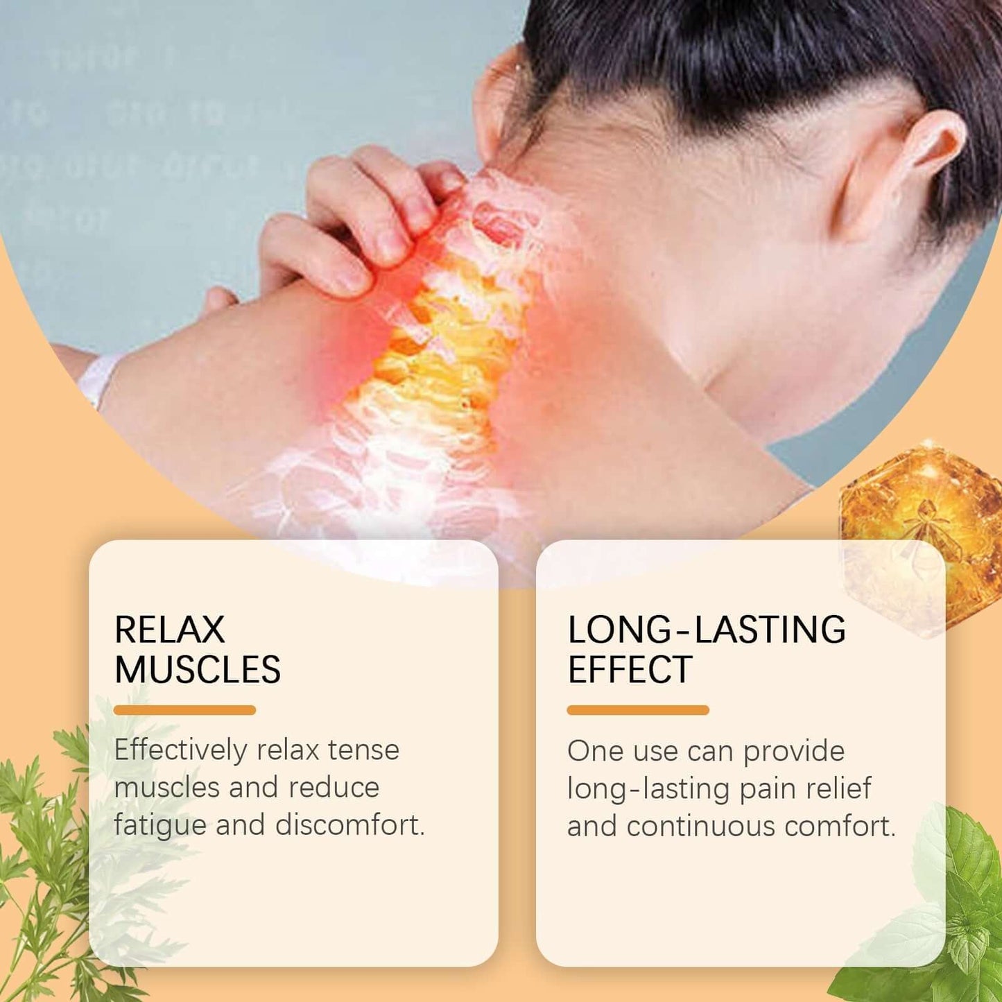 Relieve Back Lumbar Spine Shoulder Joint Body Nursing Adhesive Bandage - Kavirae