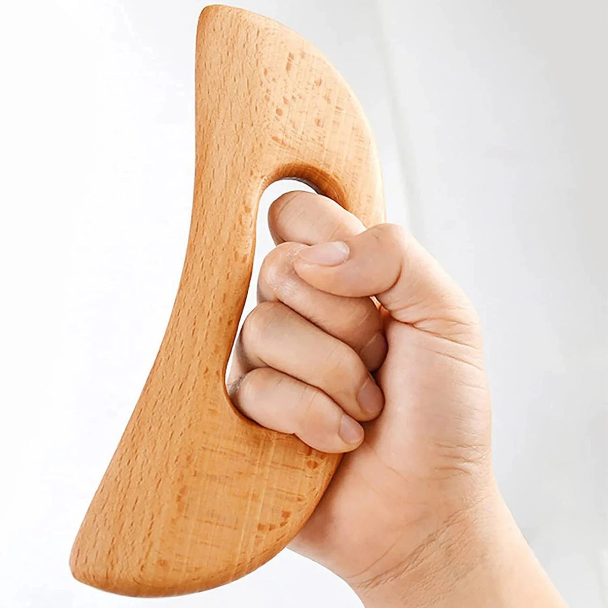 Wooden scraping therapy tools Half - Moon Gua Sha Board for Body - Anti Cellulite Slimming Massage Tool & Body Scraping Therapy - Kavirae